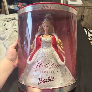 Barbie Holiday Celebration Doll in Silver and Red